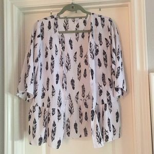 SOLD Leaf print kimono